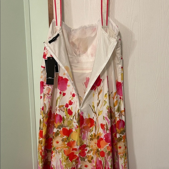 R&K Floral Cotton Sundress with Pink and Yellow Accents Size 18 - Picture 3 of 9